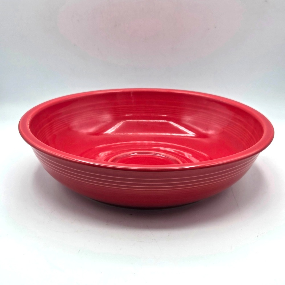 Homer Laughlin Fiesta EXTRA LARGE Serving Bistro Bowl Scarlet Red HCL 96oz